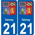 27 de Léry escudo de armas de la etiqueta engomada de la placa de pegatinas de la ciudad