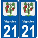 27 de Léry escudo de armas de la etiqueta engomada de la placa de pegatinas de la ciudad