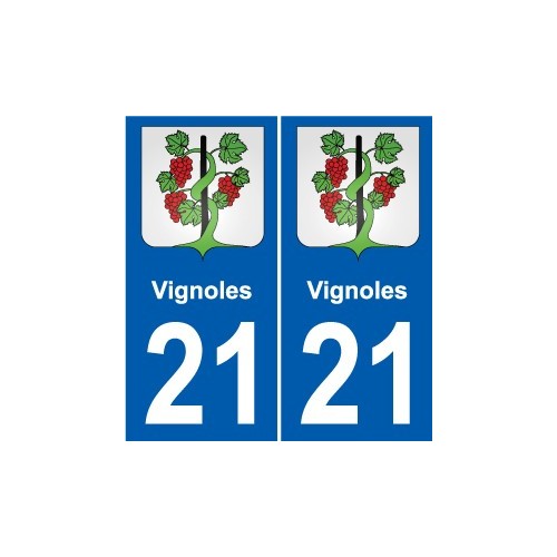 21 Léry blason autocollant plaque stickers ville