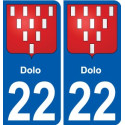 27 Léry coat of arms sticker plate stickers city