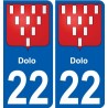 27 Léry coat of arms sticker plate stickers city