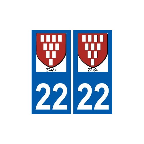 22 Léry logo autocollant plaque stickers ville