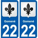 27 Léry coat of arms sticker plate stickers city