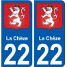 27 Léry coat of arms sticker plate stickers city