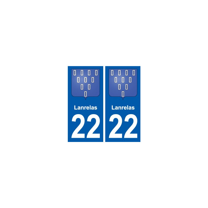22 Léry blason autocollant plaque stickers ville