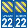 27 Léry coat of arms sticker plate stickers city