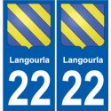 27 Léry stemma adesivo piastra adesivi città