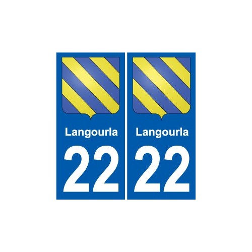 22 Léry blason autocollant plaque stickers ville