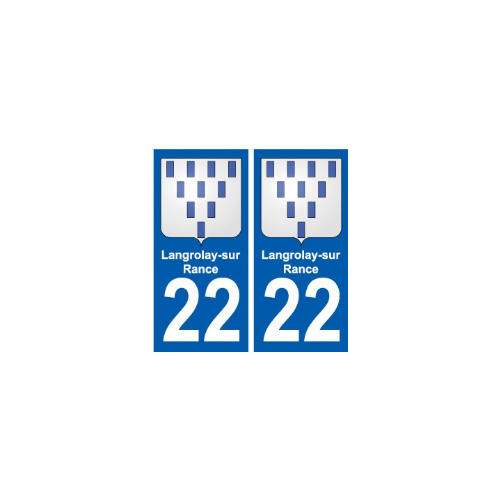 27 Léry coat of arms sticker plate stickers city