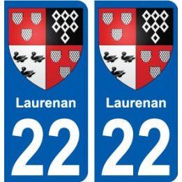 22 Léry blason autocollant plaque stickers ville