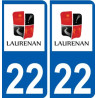 27 de Léry logotipo de la etiqueta engomada de la placa de pegatinas de la ciudad