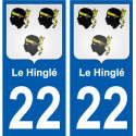 27 Léry stemma adesivo piastra adesivi città