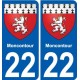 27 Léry wappen aufkleber typenschild aufkleber stadt