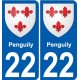 27 Léry wappen aufkleber typenschild aufkleber stadt