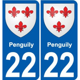 27 Léry coat of arms sticker plate stickers city