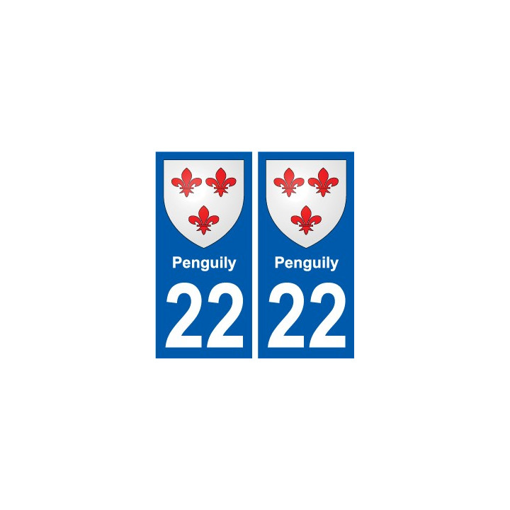 22 Léry blason autocollant plaque stickers ville