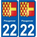 22 Léry blason autocollant plaque stickers ville