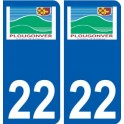 22 Léry logo autocollant plaque stickers ville