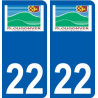 27 Léry logo sticker plate stickers city