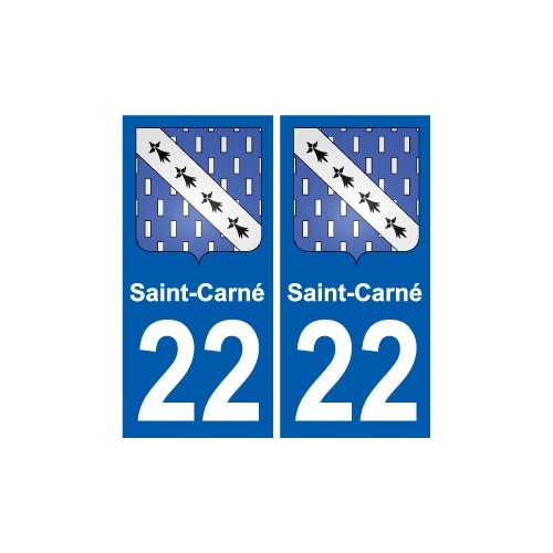22 Léry blason autocollant plaque stickers ville
