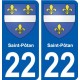 27 Léry coat of arms sticker plate stickers city