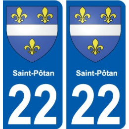 27 Léry coat of arms sticker plate stickers city