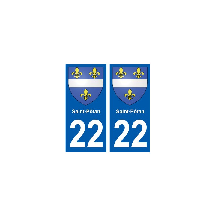 27 Léry coat of arms sticker plate stickers city