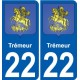 27 Léry coat of arms sticker plate stickers city