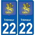 27 de Léry escudo de armas de la etiqueta engomada de la placa de pegatinas de la ciudad