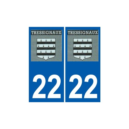 22 Léry logo autocollant plaque stickers ville