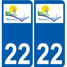 22 Léry logo autocollant plaque stickers ville