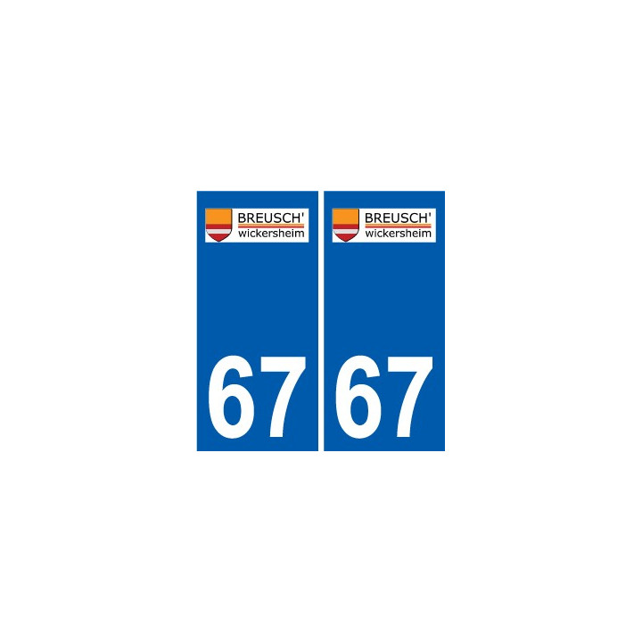 67 Altorf coat of arms sticker plate stickers city