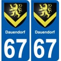 67 Dachstein wappen aufkleber typenschild aufkleber stadt