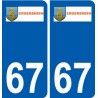 67 Ergersheim wappen aufkleber typenschild aufkleber stadt