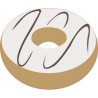 Donut Crème Vanille autocollant sticker adhesif