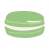 Macaron Pistache autocollant sticker adhesif