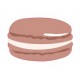 Macaron fraise autocollant sticker adhesif