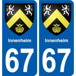 67 Innenheim stemma adesivo piastra adesivi città