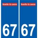 67 Neuwiller-lès-Saverne logo autocollant plaque stickers ville