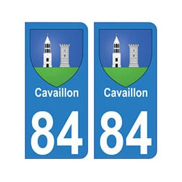 84 Cavaillon blason ville autocollant plaque