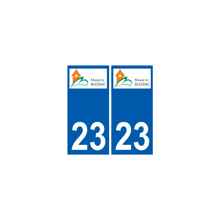 23 Léry logo autocollant plaque stickers ville