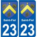 23 Léry blason autocollant plaque stickers ville