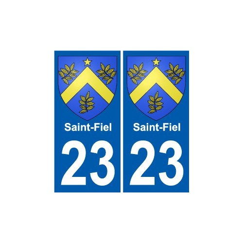 23 Léry blason autocollant plaque stickers ville