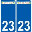 23 Léry logo autocollant plaque stickers ville