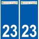 23 Léry logo autocollant plaque stickers ville