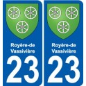 23 Léry blason autocollant plaque stickers ville