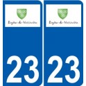 23 Léry logo autocollant plaque stickers ville