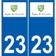 23 Léry logo autocollant plaque stickers ville