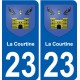 27 de Léry escudo de armas de la etiqueta engomada de la placa de pegatinas de la ciudad