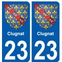 23 Léry blason autocollant plaque stickers ville